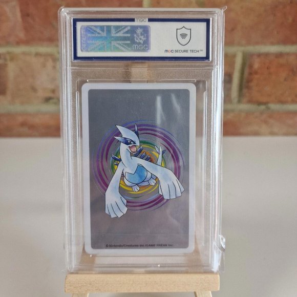 Growlithe Poker Pokemon Card Graded MGC 8 PSA+- TCG N.058 Lugia Deck 1999 - Picture 7 of 9